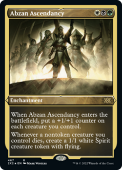 Abzan Ascendancy (ETCHED) FOIL Double Masters 2022 NM Rare Etched CARD ABUGames - Image 1