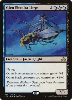 Glen Elendra Liege Planechase Anthology PLD Blue Black Rare MTG CARD ABUGames - Image 1