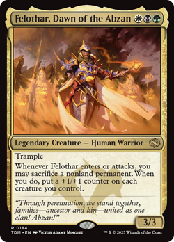 Felothar, Dawn of the Abzan FOIL Tarkir: Dragonstorm NM Rare CARD ABUGames - Image 1