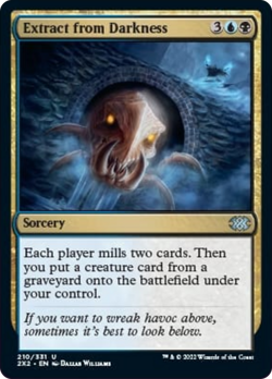 Extract from Darkness FOIL Double Masters 2022 NM Uncommon CARD ABUGames - Image 1