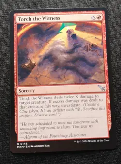 Torch The Witness - Green - MKM - NM Unplayed - EN - 0146 - Image 1