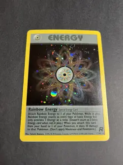 Pokemon TCG Rainbow Energy Team Rocket 17/82 Holo 2000 - Image 2