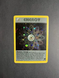 Pokemon TCG Rainbow Energy Team Rocket 17/82 Holo 2000 - Image 3