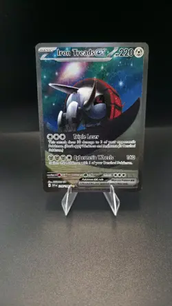 Iron Treads Ex Illustration Rare Scarlet & Violet Base Set Pokemon 248/198 *NM* - Image 1