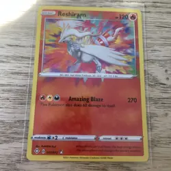 Pokemon Reshiram 017/072 Amazing Rare Shining Fates NM - Image 1