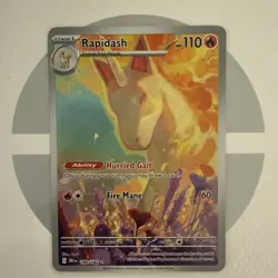 Rapidash 189/182 IR - Illustration Rare - Pokemon TCG Destined Rivals - Image 1