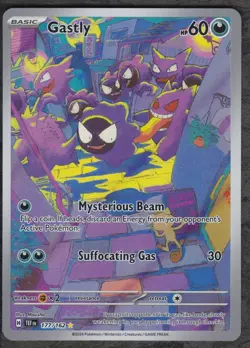 Gastly 177/162 Illustration Rare Temporal Forces Pokemon Near Mint - Image 1