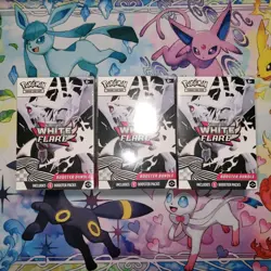 Pokemon Scarlet & Violet White Flare Booster Bundle SEALED (LOT OF 3) 18 Packs - Image 1