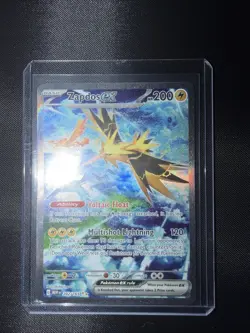 Pokemon TCG Zapdos EX 202/165 Scarlet Violet 151 Special Illustration Rare Mint - Image 1