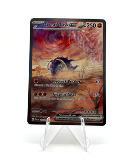 Pokemon Great Tusk ex Special Illustration Rare Scarlet & Violet Base Set 246/19 - Image 1