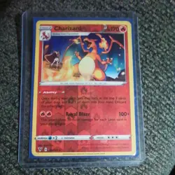 2020 POKEMON SWORD & SHIELD VIVID VOLTAGE #025/185 CHARIZARD REVERSE HOLO CGC 10 - Image 1