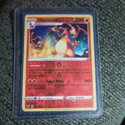 2020 POKEMON SWORD & SHIELD VIVID VOLTAGE #025/185 CHARIZARD REVERSE HOLO CGC 10 - Image 2