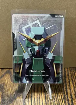 Bandai Gundam War TCG Gundam Dynames Resource Card R-023 Holo - Image 1