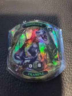 DINOSAUR TRAMPLE Dino Ultra Pro MTG Relic Tokens Lineage Collection FOIL - Image 1