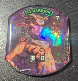 MTG - Elf Warrior - Foil - Ultra Pro - Relic Token - 2018 - Image 1