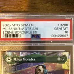 PSA-10 MTG MARVEL'S SPIDER-MAN #0200 MILES MORALES/ULTIMATE SPIDER-MAN - Image 2
