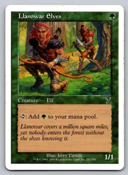 Llanowar Elves 7th Edition Regular - Image 1