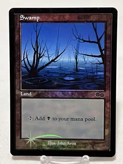 Swamp (1999) Arena Promos Foil ~MP~ Magic The Gathering MTG - Image 1