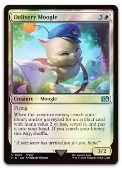 Delivery Moogle #15 (Foil) (NM) Final Fantasy FIN Magic MTG - Image 1