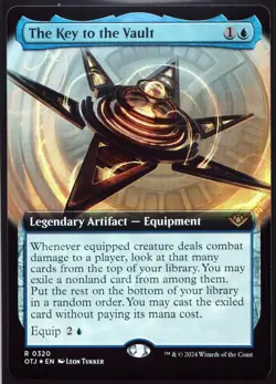 The Key to the Vault - 320 Extended Foil MTG OTJ - Image 1