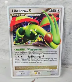 Libelldra Lv.X GERMAN Rising Rivals Pokemon Flygon Lv.X 105/111 (NM-/LP+) SWIRL - Image 1