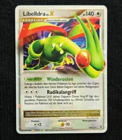 Libelldra Lv.X GERMAN Rising Rivals Pokemon Flygon Lv.X 105/111 (NM-/LP+) SWIRL - Image 4