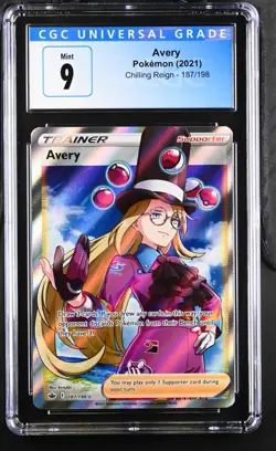 2021 Pokemon Avery 187/198 Chilling Reign CGC 9 - Image 1
