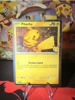 051 /162 Pikachu 2026 Pokemon Day Stamped Promo TCG Near Mint - Image 1