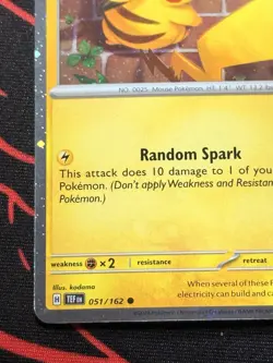 051 /162 Pikachu 2026 Pokemon Day Stamped Promo TCG Near Mint - Image 5