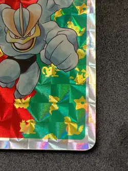 Pokemon Machamp No.068 Topsun Prism Holo RARE Vintage Japanese 1995 Nintendo LP+ - Image 3