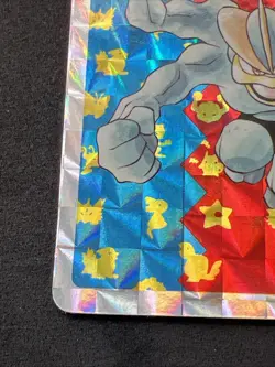 Pokemon Machamp No.068 Topsun Prism Holo RARE Vintage Japanese 1995 Nintendo LP+ - Image 4
