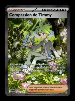 Carte Pokemon Compassion de Timmy 186/132 Mega-Evolution Francais - Image 1
