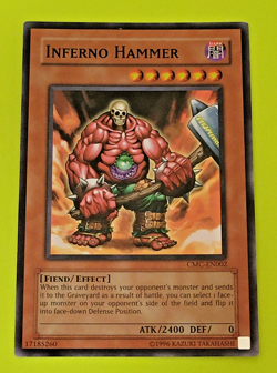 Yu-Gi-Oh Inferno Hammer Super Rare CMC-EN002 High Grade - Image 1