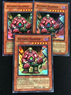 YUGIOH INFERNO HAMMER CMC-EN002 SUPER X3 (MP) - Image 1