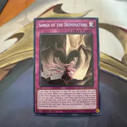 Songs of the Dominators ALIN-EN078 Secret Rare 1st Ed Near Mint 1st Ed Yu-Gi-Oh! - Image 1
