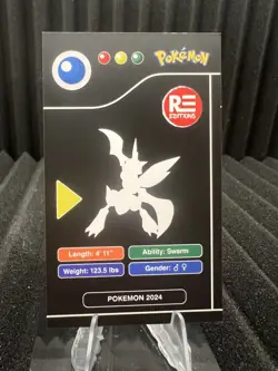 Scyther #123 - Pokedex Black Kanto 2024 - Pokemon Card NM - Image 2