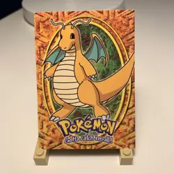 Pokemon Topps 1999 TV Animation Episode Card E12 Dragonite 149 Blu Logo Non Holo - Image 1