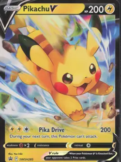 Pokemon TCG - Pikachu V - SWSH285 - SWSH: Sword & Shield Promo Cards (65) - Image 1