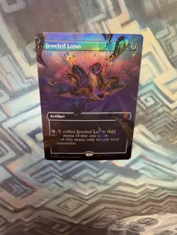 *Damaged* Textured Foil Jeweled Lotus Commander Masters - Please See All Photos - Image 5