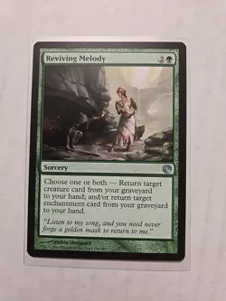 Reviving Melody - Journey into Nyx - LP - Uncommon - Sorcery - MTG - Image 1