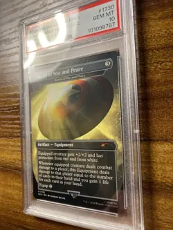 MTG✨SHIELD OF WAR AND PEACE✨SLD X MARVEL Captain America PSA 10 Mythic POP 6 ! - Image 4