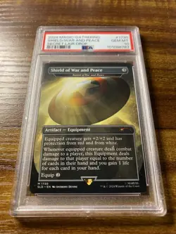 MTG✨SHIELD OF WAR AND PEACE✨SLD X MARVEL Captain America PSA 10 Mythic POP 6 ! - Image 5