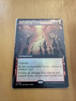 Collective Inferno (Extended Art) Lorwyn Eclipsed Foil MTG #363 - Image 1