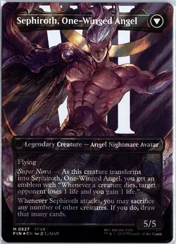 Sephiroth, Fabled SOLDIER (Borderless) (Surge Foil) M FINAL FANTASY 527 NM - Image 2