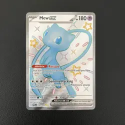 Pokemon TCG Mew ex Paldean Fates 216/091 Shiny Ultra Rare - NM - Image 1