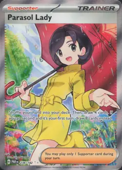 Pokemon TCG - Parasol Lady - 238/182 - SV04: Paradox Rift (PAR) (1) - Image 1