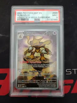 2025 Pokemon Center Promo Mega Evolutions #009 Alakazam - PSA 9 - Image 1