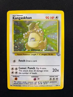 Pokemon TCG Kangaskhan Jungle 5/64 Holo Unlimited Holo Rare - Image 1