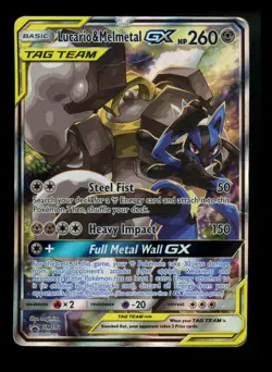 #2 Lucario & Melmetal GX SM192 Black Star Promo 2019 Alt Art Holo Pokemon Card - Image 1