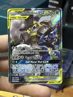 #2 Lucario & Melmetal GX SM192 Black Star Promo 2019 Alt Art Holo Pokemon Card - Image 3